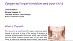 Congenital hypothyroidism – English
